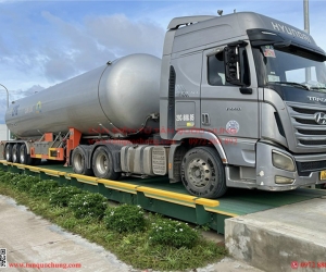Cấu tạo của cân ô tô điện tử lắp đặt nổi tại Tân Quốc Hưng