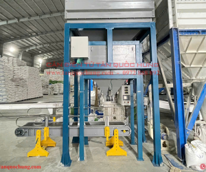Lắp đặt hệ thống cân đóng bao năng suất 600 bao/giờ tại Long An