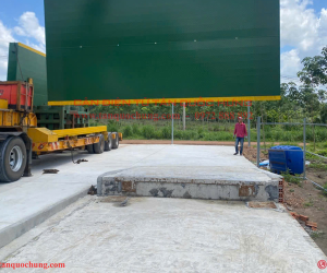 Đơn vị lắp trạm cân ô tô/ xe tải 80 tấn uy tín