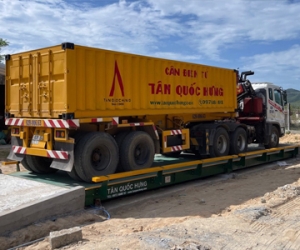 Dịch vụ gia công trạm xe cân 60 tấn chuyên nghiệp Tân Quốc Hưng