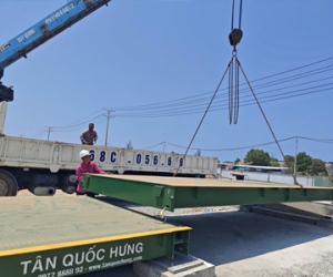 Lắp đặt & kiểm định trạm cân xe ô tô 3 x 18m, 80 Tấn tại Đặc Khu Phú Quốc, Tỉnh An Giang