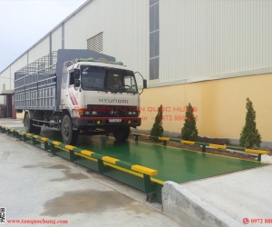 Trạm cân xe tải điện tử Long An thiết kế chuẩn, thi công trọn gói