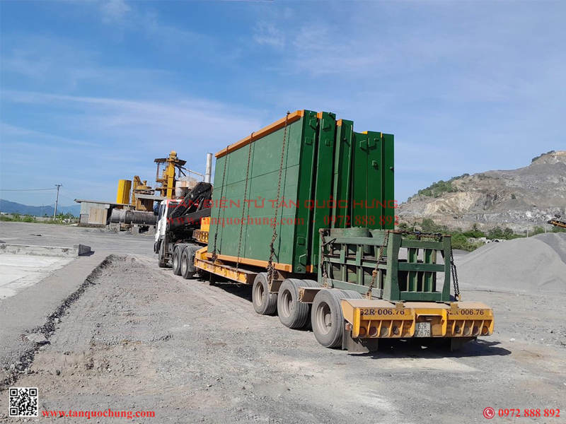 lắp trạm cân xe tải cho các mỏ đá tại Bình Định