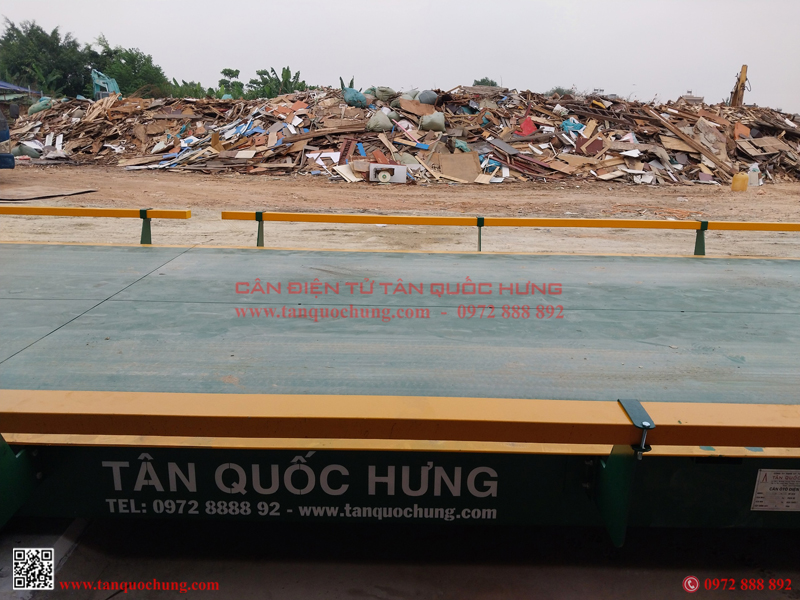 Thiết kế hệ thống trạm cân xe tải dùng cho ngành phế liệu theo từng kiểu bãi