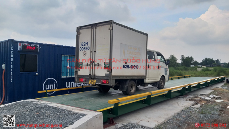 lắp đặt trạm cân xe tải 3m x 12m, 80 tấn tại Khánh Hòa